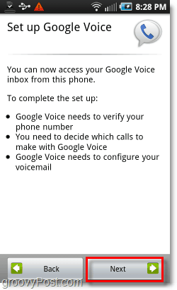 Connexion à Google Voice sur Android Mobile