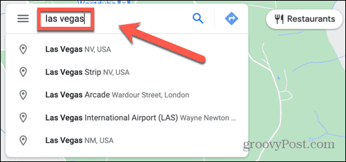 destinations google maps