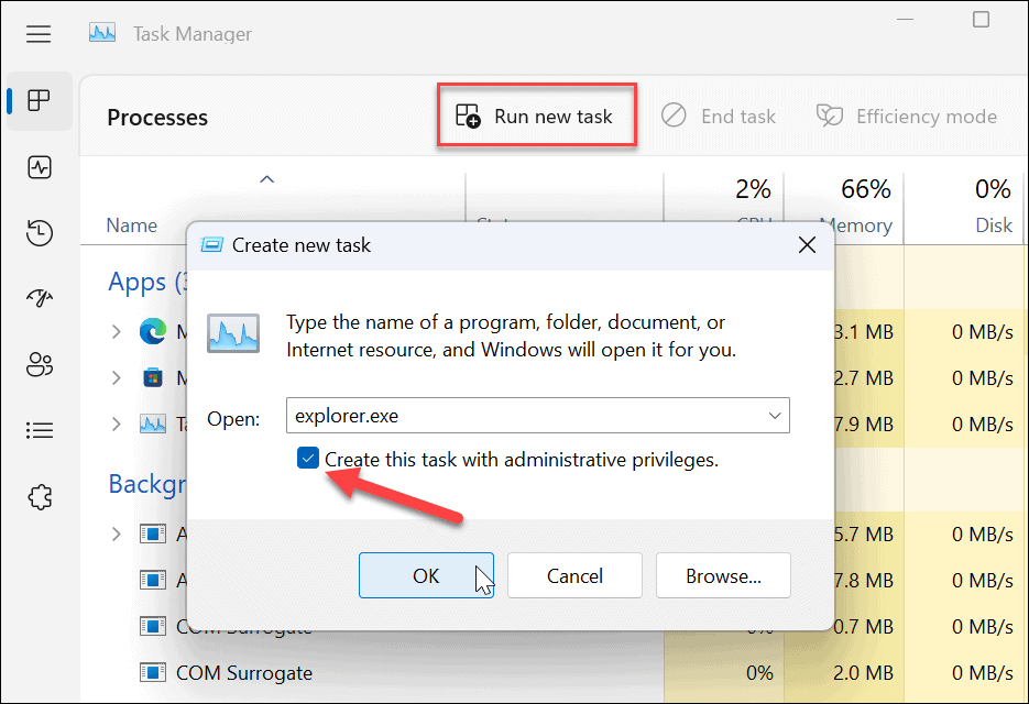 exécuter l'explorateur de fichiers Windows 11 en tant qu'administrateur