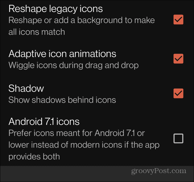 Changer les icônes d'application sur Android