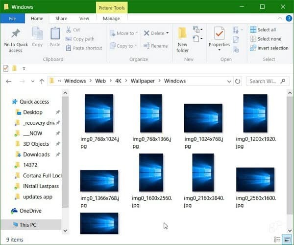 Voici comment trouver les fonds d'écran de Windows 10