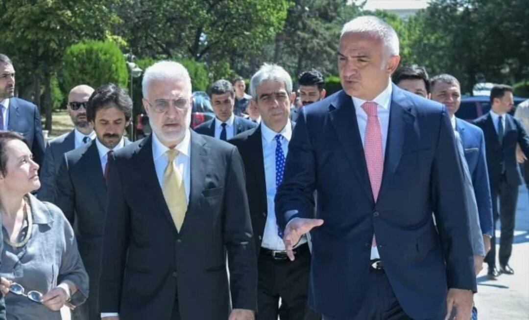 Une visite significative du ministre Nuri Ersoy à Tamer Karadağlı !