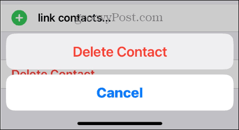 Supprimer tous les contacts sur iPhone