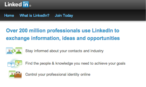 LinkedIn rejoindre aujourd'hui
