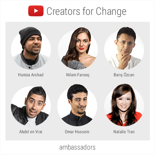 créateurs youtube pour le changement
