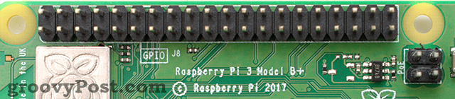 Broches Raspberry Pi 3 B + GPIO
