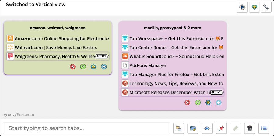 Tab Manager Plus pour Firefox