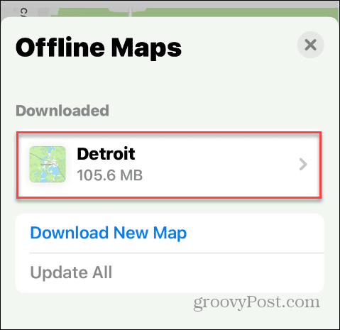 Téléchargez Apple Maps pour une utilisation hors ligne