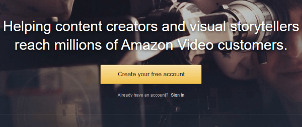 service direct vidéo amazon