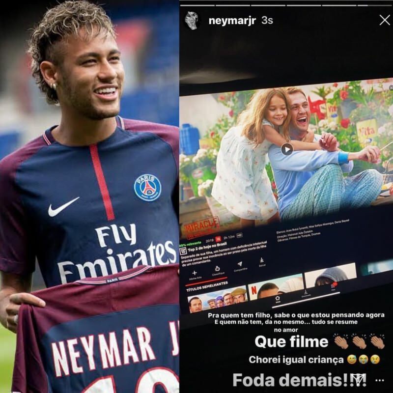 Le footballeur de renommée mondiale Neymar a partagé le film turc depuis son compte sur les réseaux sociaux!