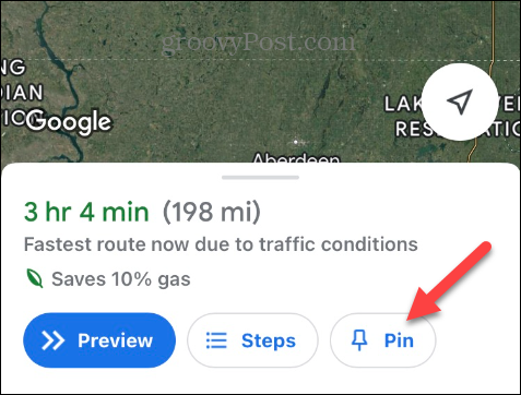 Enregistrer un itinéraire sur Google Maps
