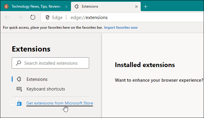 Extensions Chromium Edge Microsoft Store