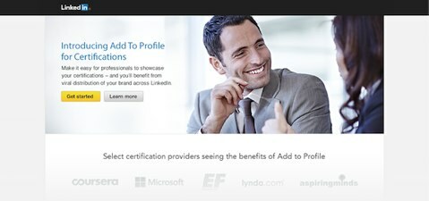 linkedin ajouter au profil pour les certifications