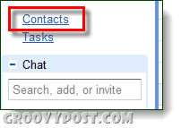 onglet contacts google apps