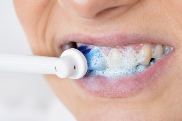 utilisation de brosse à dents