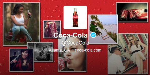 en-tête twitter coca cola
