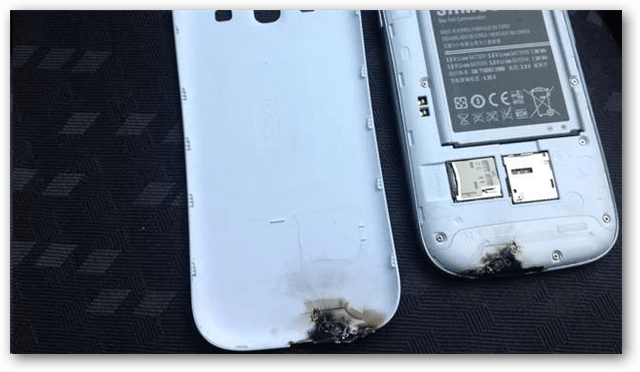 Samsung n'est pas à blâmer pour Burnt Galaxy SIII