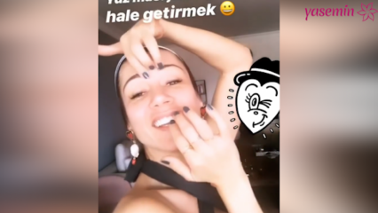 Vidéo de massage du visage de Gökçe Bahardır
