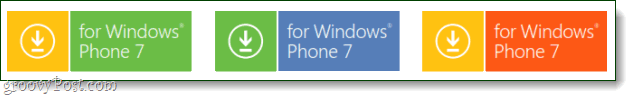Nouveau logo de bouton Windows Phone 7