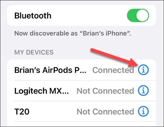 AirPods connectés Bluetooth