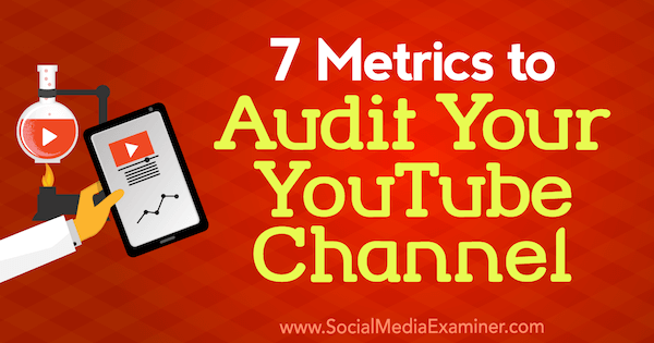 7 mesures pour auditer votre chaîne YouTube par Jeremy Vest sur Social Media Examiner.