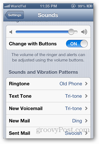 Utiliser la sonnerie personnalisée iPhone 2