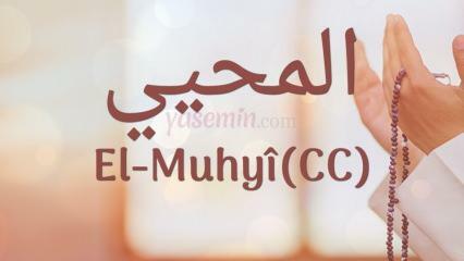 Que signifie al-muhyi (cc)? Dans quels versets al-Muhyi est-il mentionné ?