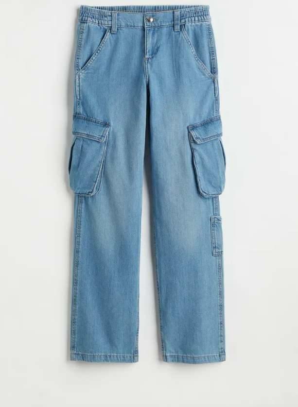 JEAN CARGO TAILLE BASSE H&M