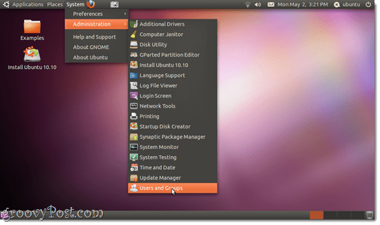 ajouter des utilisateurs et des groupes dans ubuntu