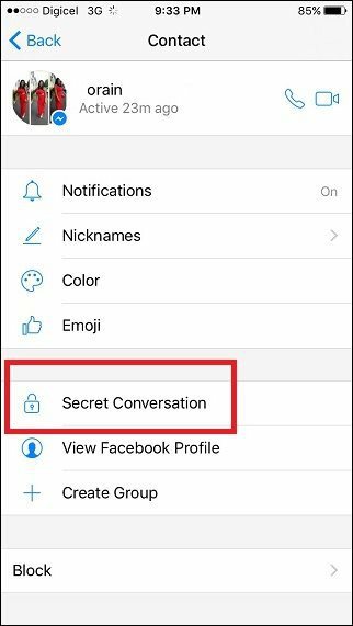 Conversations secrètes de Facebook Messenger: comment envoyer des messages chiffrés de bout en bout sur iOS, Android et WP