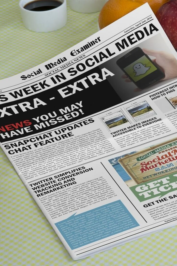 Snapchat déploie de nouvelles fonctionnalités: cette semaine dans les médias sociaux: Social Media Examiner