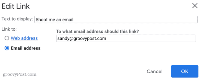 Entrez l'adresse e-mail