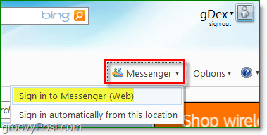 comment utiliser Windows Messenger depuis votre navigateur Internet sur Windows Live