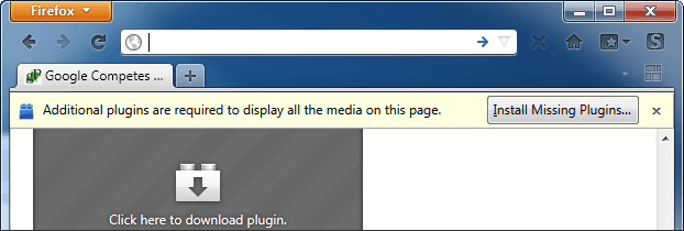 Comment désactiver les notifications de plug-in manquant de Firefox