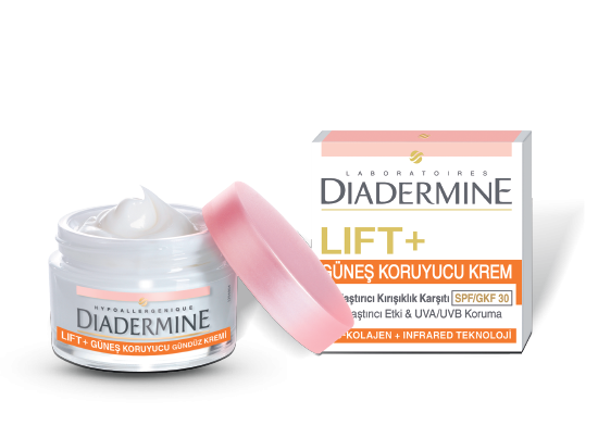 Comment utiliser Diadermine Lift + Sunscreen Spf 30 Cream