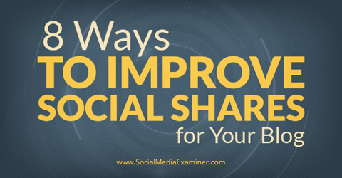 améliorer les partages sociaux de votre blog