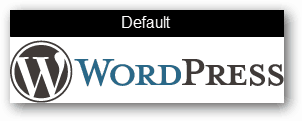 logo wordpress par défaut