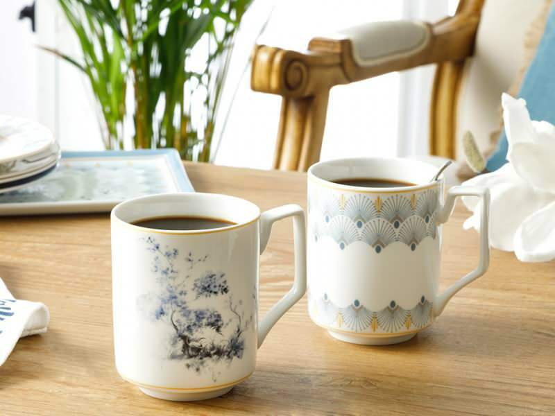 Opportunité de tasse à café double de English Home! Tasses à café English Home 2020