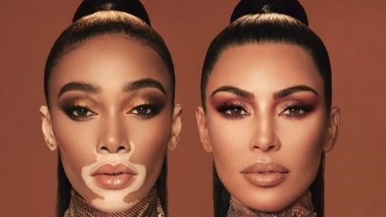 Kim Kardashian et Winnie Harlow sont devenues des visages publicitaires dans le même cadre!