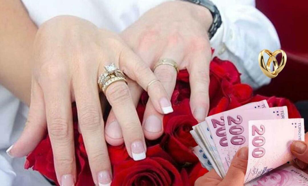 Mitgift und Entschädigungsunterstützung? Wie hoch ist die Mitgift 2022? 36.000 TL Unterstützung vom Staat für diejenigen, die heiraten werden