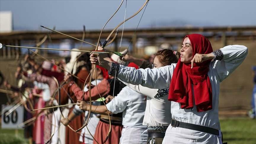 Le tir à l'arc était l'un des sports les plus marquants des 4e jeux nomades
