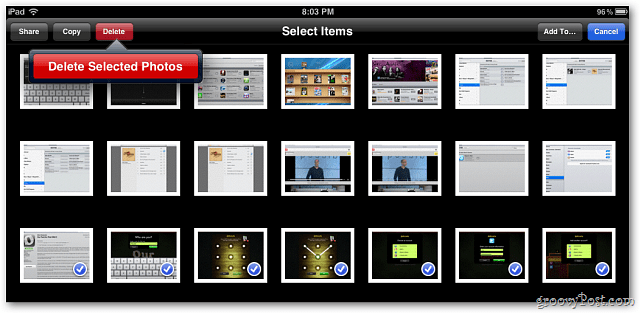 IOS 5: supprimer des photos par lots sur votre iPhone, iPad ou iPod Touch