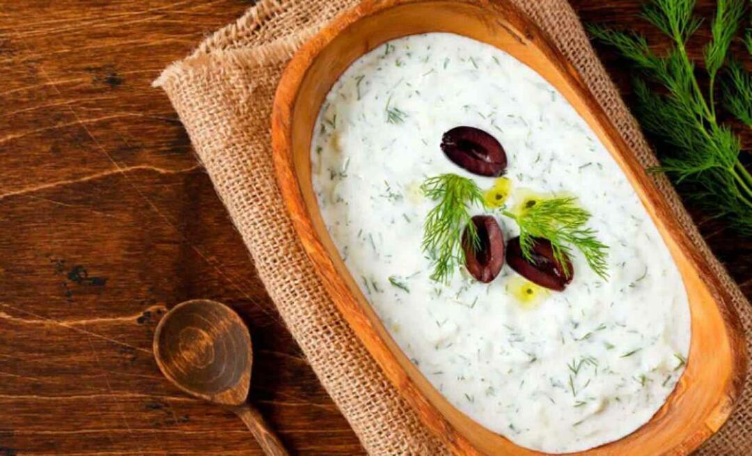 Comment faire du tzatziki à l'aneth? Recette rafraîchissante de tzatziki au yaourt et à l'aneth