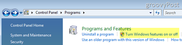 Activer ou installer l'outil de capture de Windows Vista
