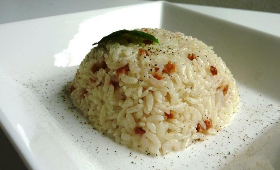 Comment faire le riz pilaf au beurre le plus simple? Recette de riz au beurre qui sent bon