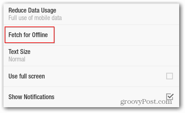 Flipboard réduire l'utilisation des données mobiles réduire la récupération de l'utilisation des données hors ligne