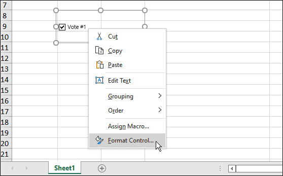 Insérer une case à cocher dans Microsoft Excel
