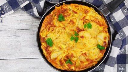 Différentes recettes d'omelettes