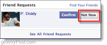 La nouvelle fonctionnalité d'ami «Pas maintenant» de Facebook