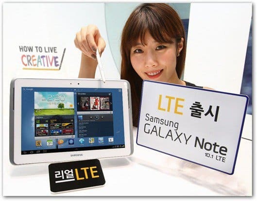 Samsung Galaxy Note 10.1 obtient la version LTE, uniquement en Corée
